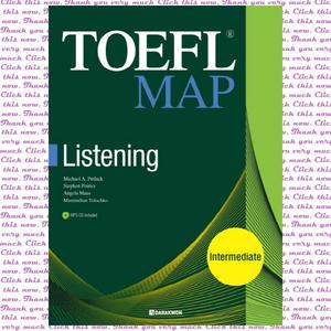 [다락원] TOEFL MAP LISTENING(INTERMEDIATE)