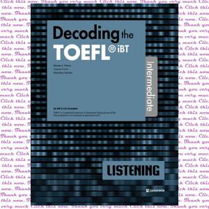 [다락원] Decoding the TOEFL iBT Listening Intermediate